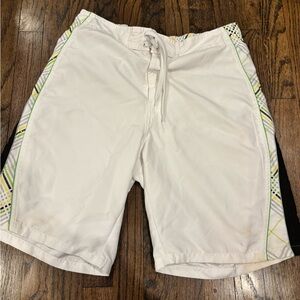 Joe Boxer White and Green bathing suit size medium